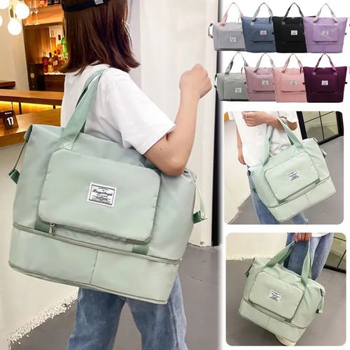 Sac de Voyage Pliable pour Femmes, rangement de sport de grande capacité (colleur aléatoire)