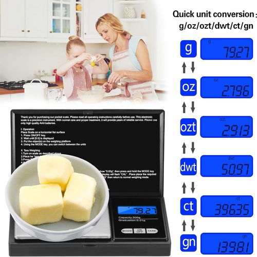 Mini Balance Digitale de Précision - 500g pour Bijoux et Herbes