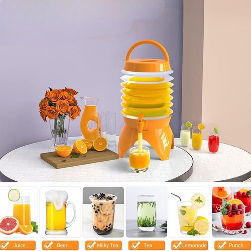 Réservoir D’eau Pliable avec Robinet pour Usage Extérieur (Couleur Aléatoire)