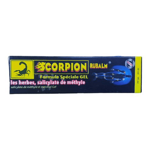 Scorpion Pommade pour soulager les douleurs musculaires et la colonne et l’arthrite
