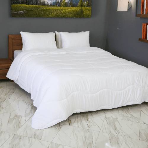 Couette Blanche en Microfibre Kasbah – Antiallergique & Douce 