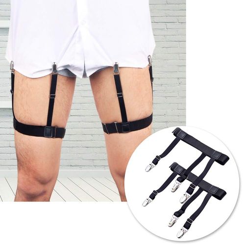 Ceinture de Chemise avec Clips Antidérapants