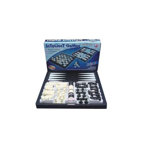 Découvrez l’ultime trio de stratégie Échecs Dames et Backgammon en un seul jeu magnétique 3 en 1