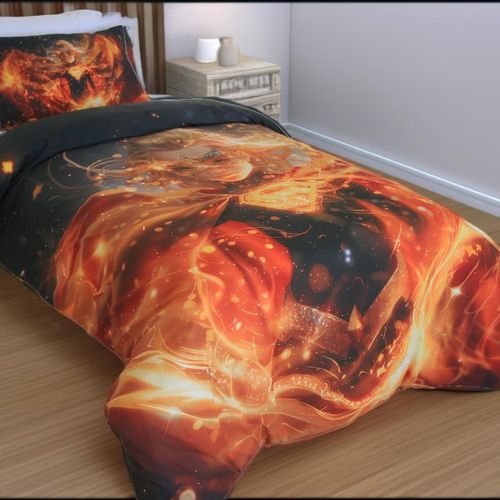 Housse de couette Gardienne de la Galaxie 1 Place - (160x220 cm) + 1 Taies d’Oreiller