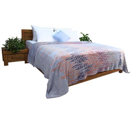 Couverture Imprimée en Flanelle Cashmir  -Doux & Antiallergique
