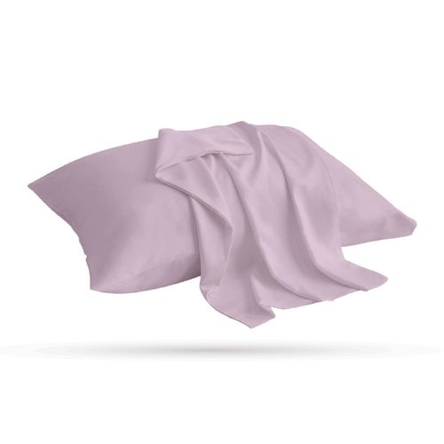 2 Taies d'oreiller Uni  Doux & Antiallergique