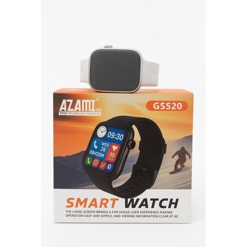 Tech Smartwatch GS520 – Écran HD – Notifications & Suivi Santé – Bracelet Confortable