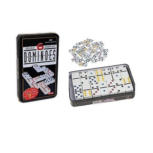 Jeu de dominos professionnels Double Six 6 avec dominos 28 pièces