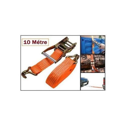Sangle d’Arrimage Voiture 10m avec Attache à Cliquet