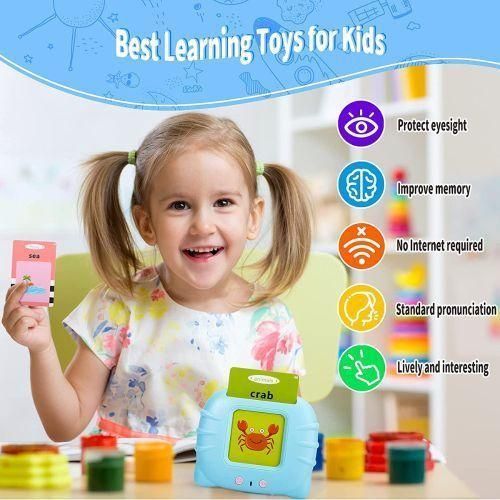 Jouet Éducatif, Livre Audio Électronique, Cartes Flash Éducatives pour Apprendre L'anglais