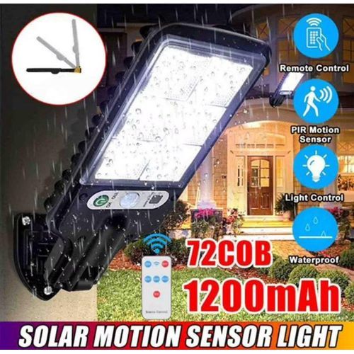 lumière solaire détachable pour jardin 120W