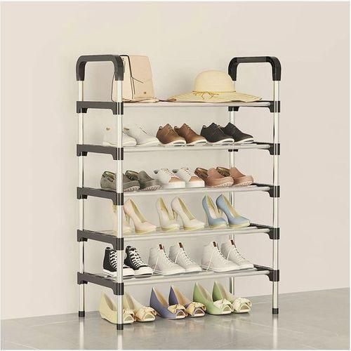 Étagère à chaussures à, Rangement Démontable, Armoire à chaussures en métal