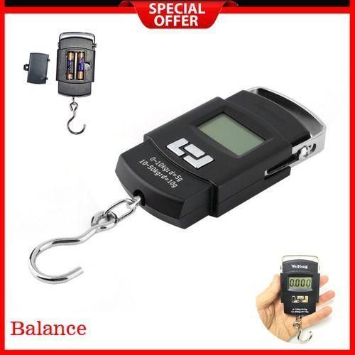 Balance électronique 50kg Balance écran LCD numérique échelle suspendue éclairé
