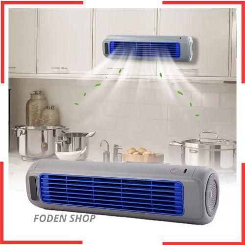 Climatiseur de Refroidissement Portable Silencieux avec 3 Vitesses, Ventilateur Mural sans Fil Portable pour Chambre et Cuisine, Bureau