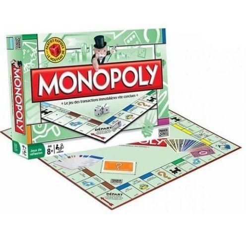 Monopoly Jeu classique le célèbre jeu de transactions immobilières vert