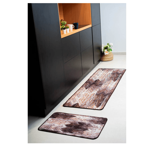 Set de Tapis Cuisine 57x180 cm + Tapis 40x70 Multi-Couleur Gratuit