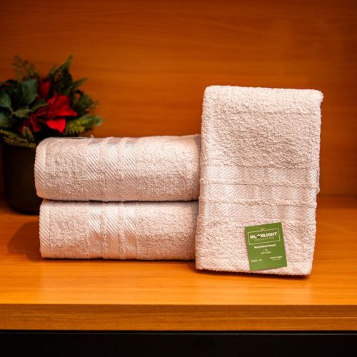 Moonlight Pack 3 Serviettes De Bain 50x90 Gris Clair