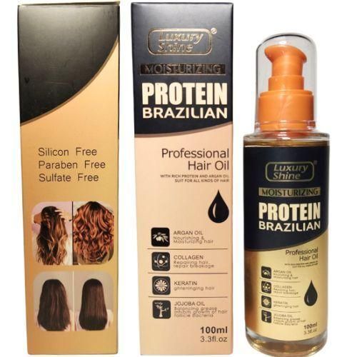 luxury shine  Serum protein brazilian professionel hair oil 100ml