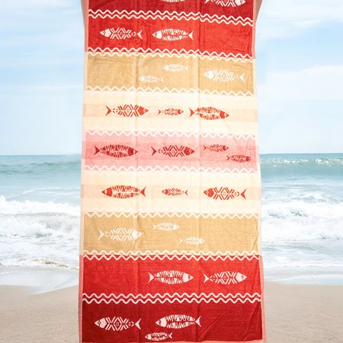 Sunwave serviette de plage 100 % coton