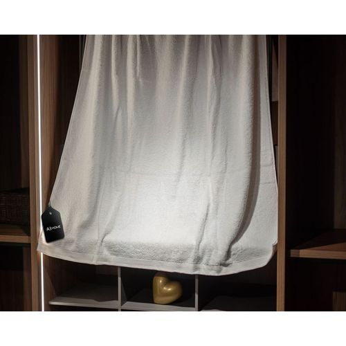 Damas Serviette 100x150 Blanc