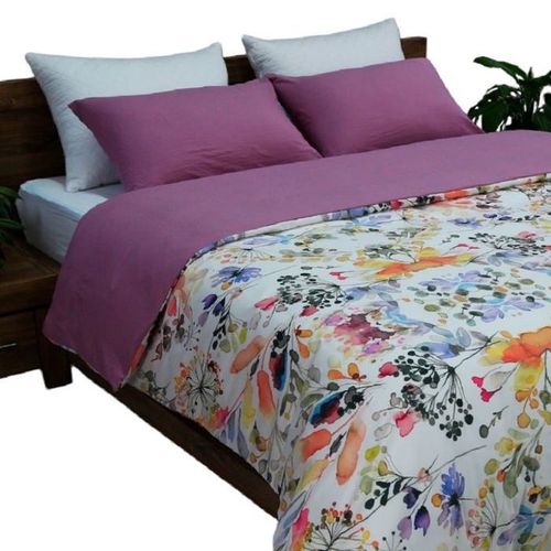Housse de couette - Grain de Vie - Jardin Secret - Antiallergique - 240x260 cm - 2 taies offertes