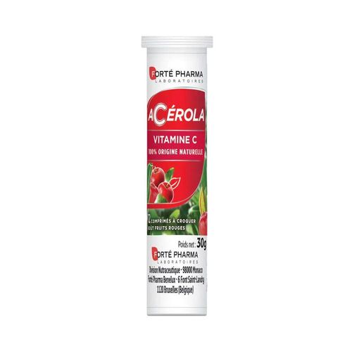 Acérola Vitamine C 12 Comprimés