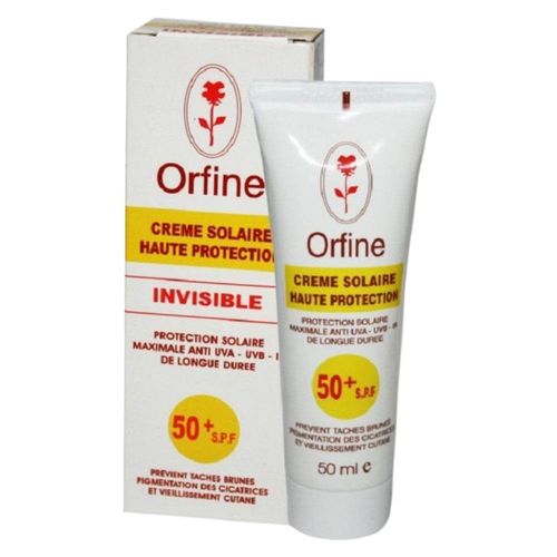 Écran Solaire en Crème Invisible Spf50