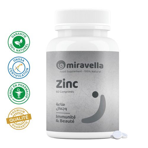 Zinc – 60 tablets, 100% natural