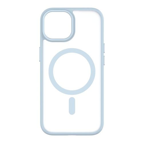 HYBRID SOFT avec SNAP (Magsafe) iPhone 15 Bleu ciel