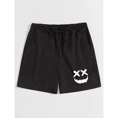 Short Noir Simple pour Homme Imp/02295
