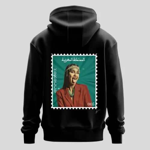 Hoodie Noir Imane "Chel7a"