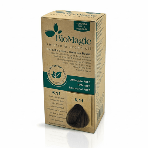 Hair Color Cream Kit 6/11 Intense Ash Dark Blonde