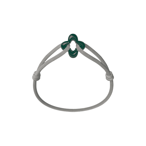 Bracelet Cordon - Green Clover