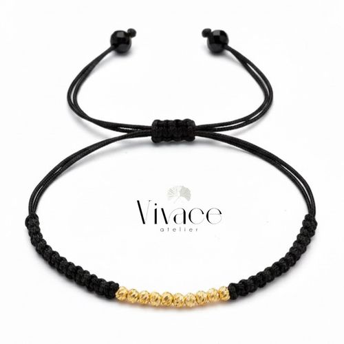 Gourmette Vivace Lys Noire