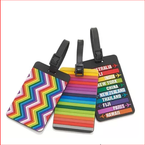 Tag PVC couleur aléatoire