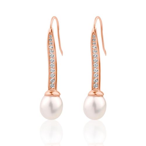 Boucles d'oreilles Crochet en Argent 925 R.Gold & FWP