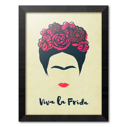 Cadre Frida Kahlo Viva La Frida 30x40cm