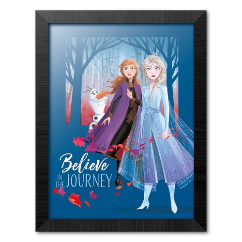 Cadre Disney Frozen Croyez Au Voyage 30x40 Cm