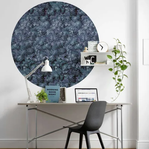 Azul Papier Peint Photo Murale Intissé – L 128 X H 128 Cm