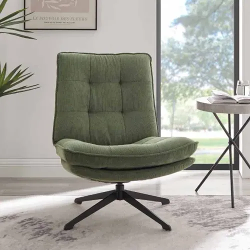 Nanou Fauteuil Pivotant - Vert