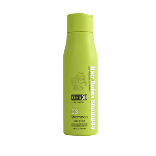 Hair Botox Shampoo 03 500ml Shampooing Réparateur Kératine Cheveux Abîmés Effet Botox
