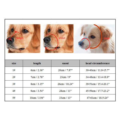 Premium Rubber Dog Muzzle for Effective Canine Discipline