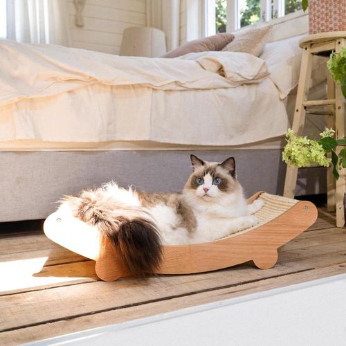 Sisal Cat Scratcher Bed – Scratching Pad & Hammock for Indoor Cats