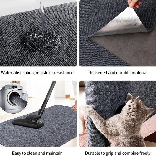 Self-Adhesive Cat Scratching Mat – Furniture Protector Rug
