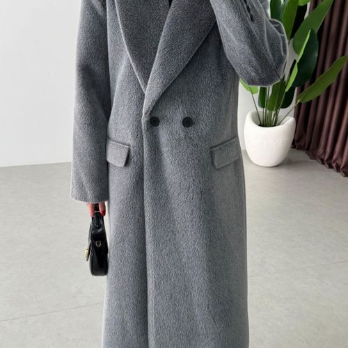 Manteau long en fourrure