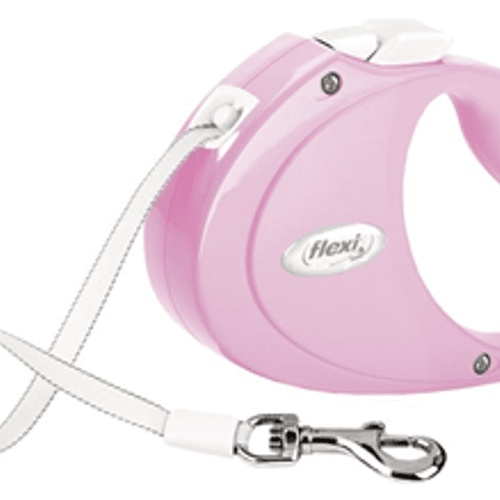 Flexi Laisse À Enrouleur Puppy Tape Rose Xs | 200cm L
