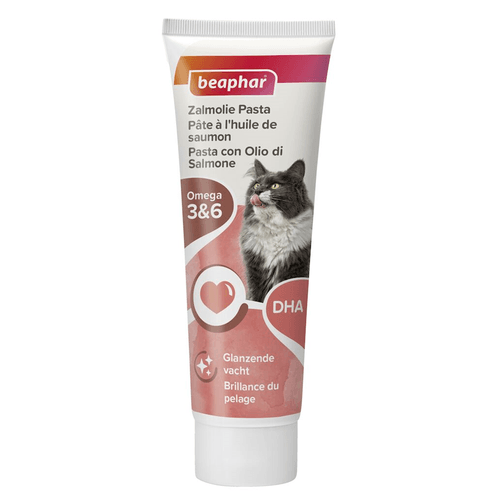 Pâte au saumon spécial beauté du pelage du chat 100g