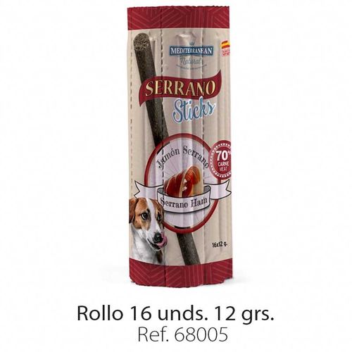 Sticks Pour Chiens Jambon (16pcsx12g)
