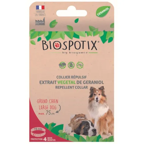 Collier Répulsif Antiparasitaire Grand Chien - Taille Xl