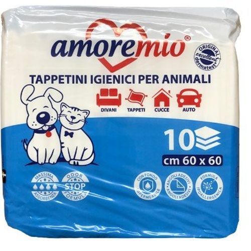 Amoremio Tapis Hygiénique 60x60 10PCS
